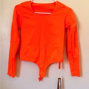 SKIMS Vibrant Orange Bodysuit